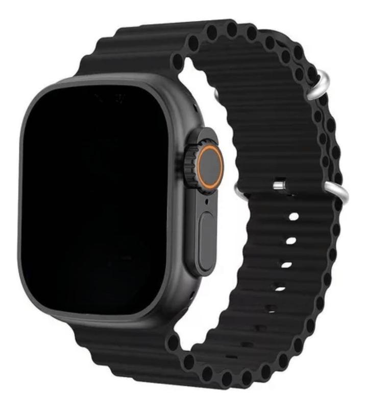 Smartwatch Relógio Ultra 49mm Preto Inteligente Homens Mulheres Ios E Android