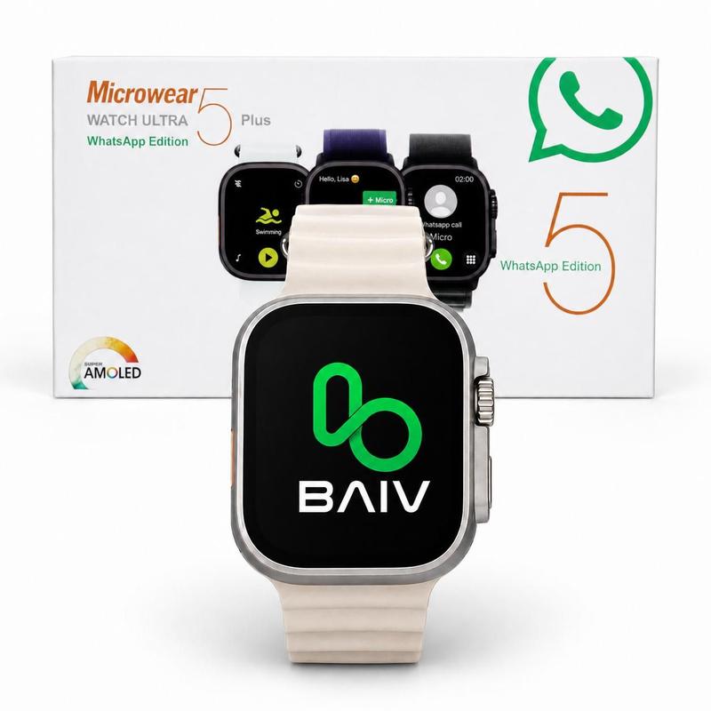 Smartwatch Ultra 5 Plus Serie 11 49mm Relógio Inteligente Whatsapp Amoled Gps 2gb Nfc
