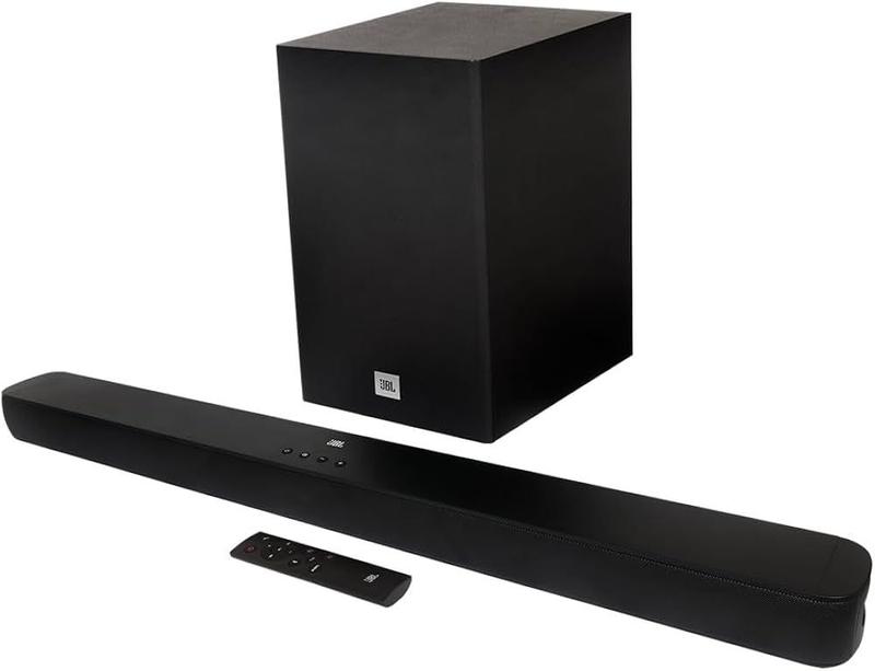 JBL, Soundbar, Bluetooth, Cinema SB180, 2.1 Canais, Subwoofer de 6,5" Sem Fio - Preta