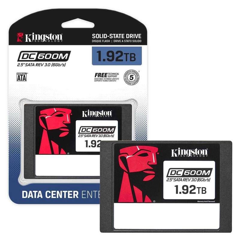 SSD 1.92TB Servidor Kingston DC600M SATA III 6Gbps SFF Enterprise Série Para Servidores e Data Centers