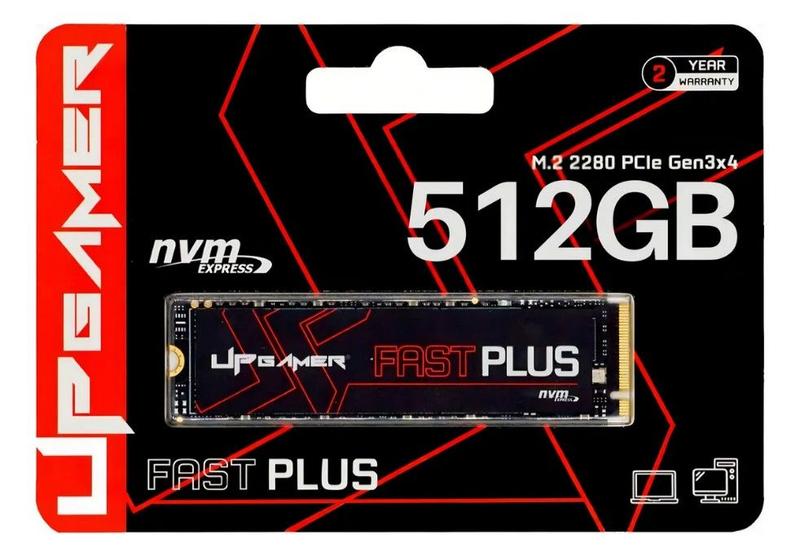 SSD Interno UP Gamer M.2 NVMe 512GB PCIe 2000MB/s 2280