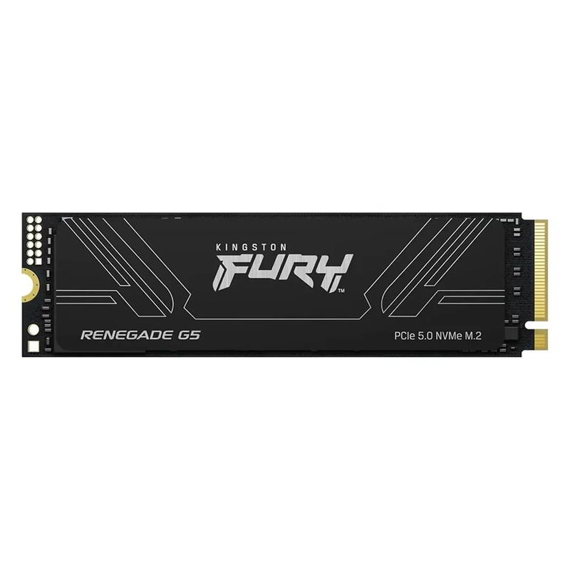 SSD Kingston Fury Renegade G5 1TB M.2 2280 NVMe PCIe 5.0 x4 Leitura 14200 MBps SFYR2S 1T0 Unidade de Estado Solido 3D TLC Cache DRAM