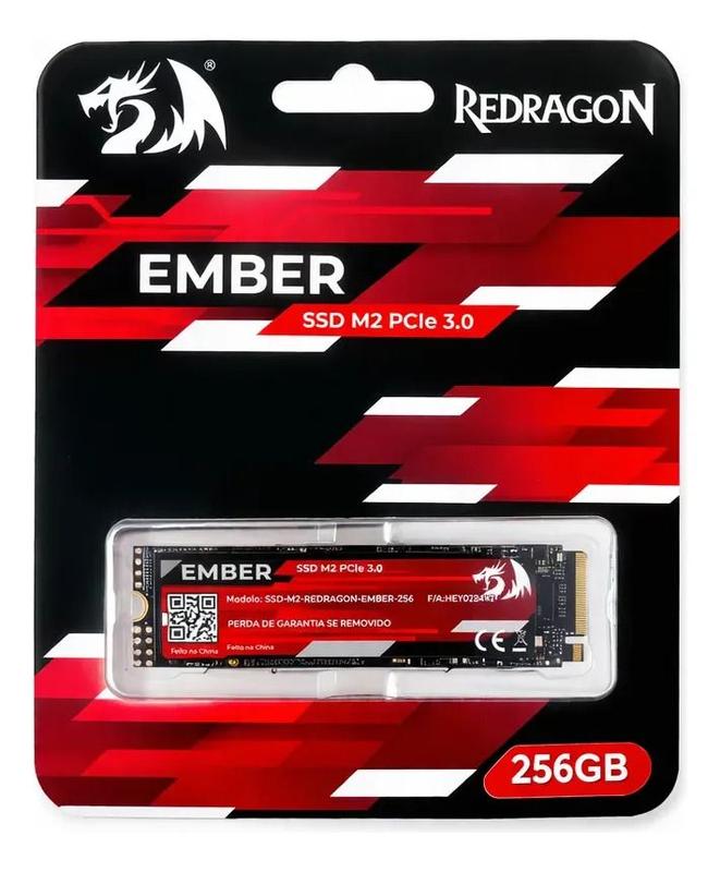 Ssd-m2-pcle 3.0 Ember Redragon 256GB GD-406