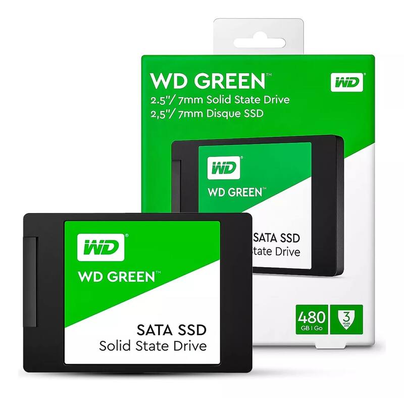 Ssd wd Green 480GB 2,5 sata iii 545MB/s WDS480G3G0A