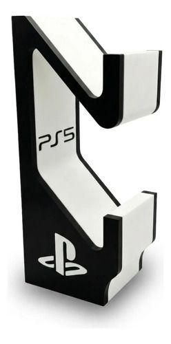 Suporte 2 Controles Ps5 Gamer Premium Estilo Organizar Setup Branco Ps5