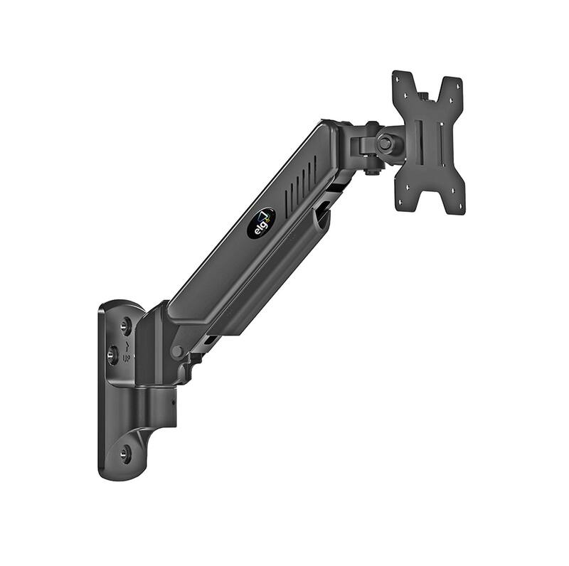 Suporte Articulado de Parede com Pistão a Gás e Ajuste de Altura para Monitores de 17 à 34 Polegadas 5ª Geração - ELG F410