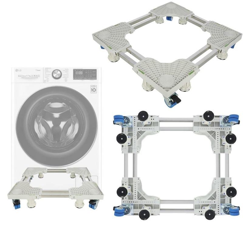 Suporte, Carrinho p/Geladeira/Refrigerador, Lavadora, Lava e Seca, Brastemp, Panasonic, Samsung,LG