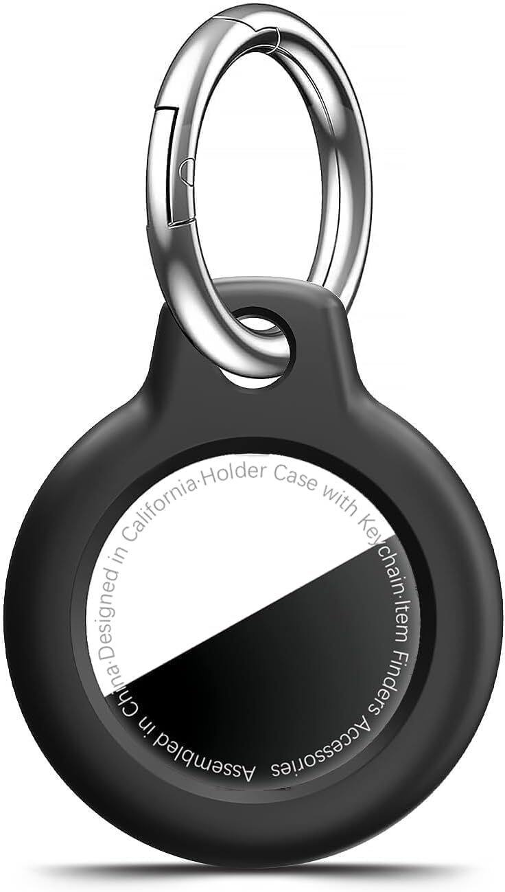 Suporte de AirTag para AirTag, capa com chaveiro, antirriscos para AirTags, chaveiro para Apple para AirTags, acessórios