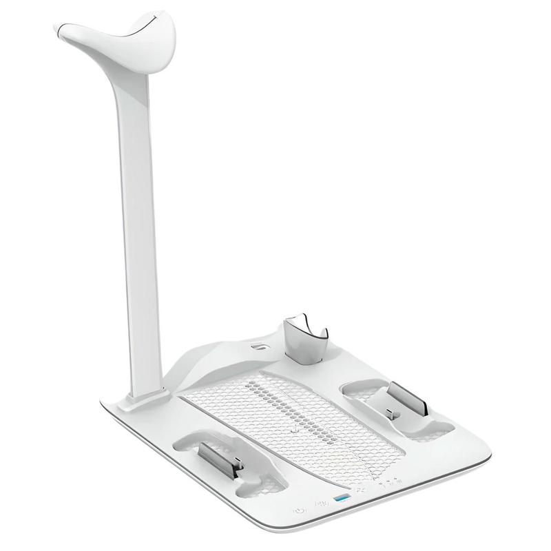 Suporte De Carregamento Magnético Duplo Cooler LED PS5 Slim