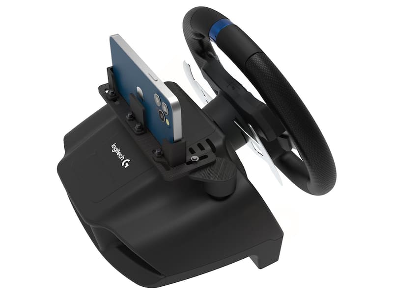 Suporte de Celular Regulavel Compativel Com Volante de Corrida Logitech G29 G920