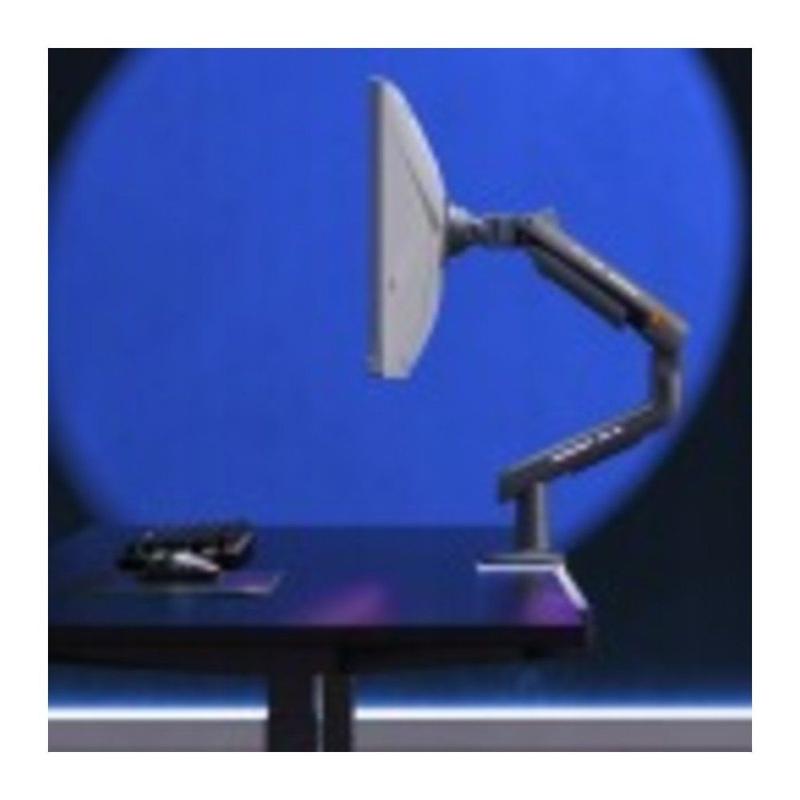Suporte de Mesa Articulado Gamer para Monitor de 32" a 60" North Bayou, com Pistão a Gás, RGB, Preto - F5 NB
