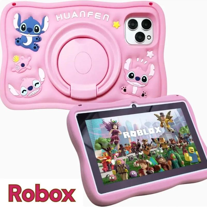 Tablet Kids Rosa Com Capa Protetora Infantil