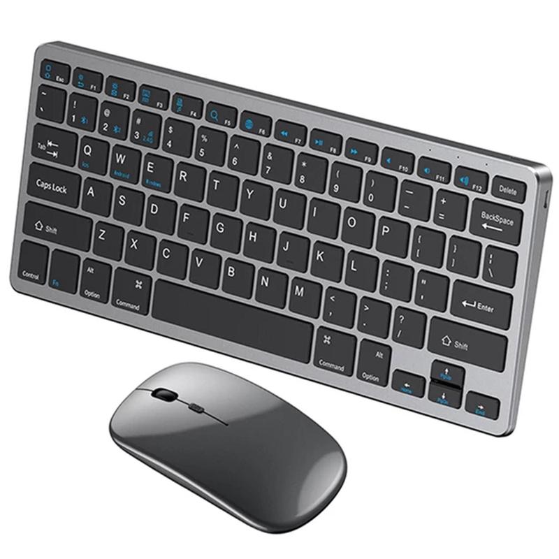 Teclado Bluetooth E Mouse Recarregável Para Notebook Dell