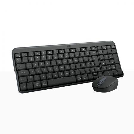 Teclado e mouse sem fio bluetooth Grafite MK250 - Logitech