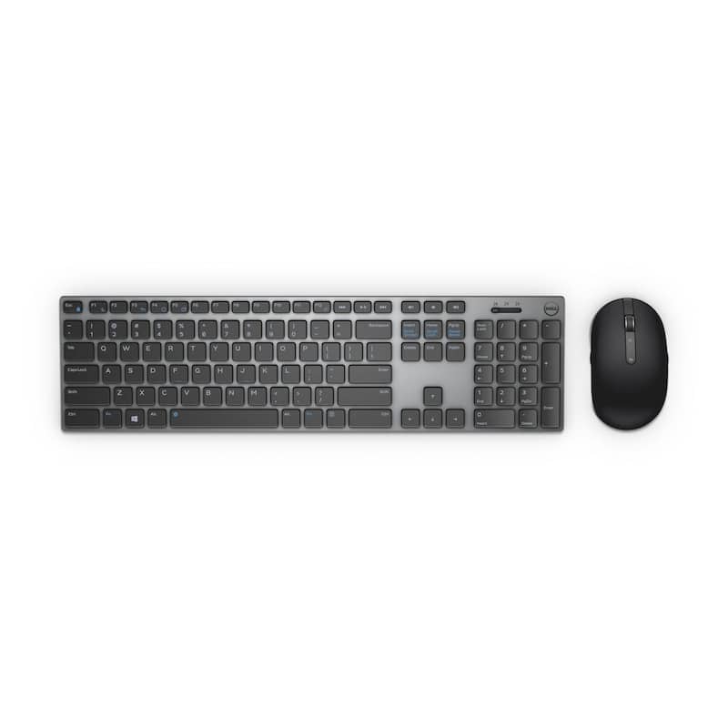Teclado e mouse sem fio Dell KM717 Premier Grey