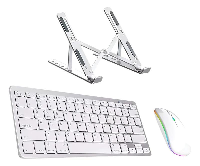 Teclado E Mouse Sem Fio + Suporte para Notebook Dell Inspiron