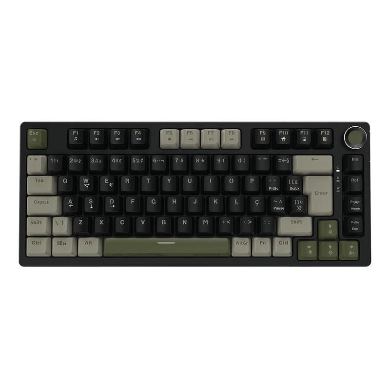Teclado Mecanico 75% PCYES Arkeum - Cammo Edition - SWITCH Blue - AKCM75BBR