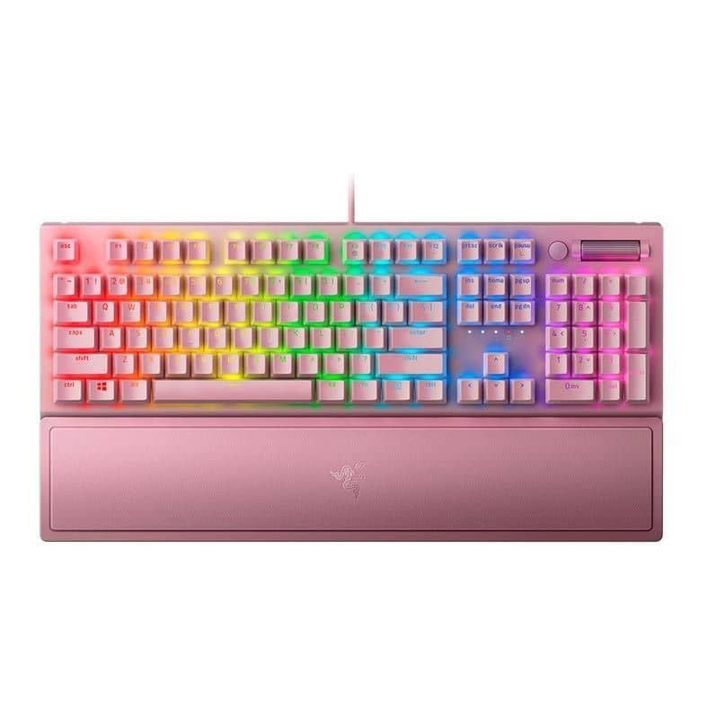 Teclado Mecanico Razer Blackwidow V3 Quartz Chroma Switch Green, RZ03-03541800-R3M1