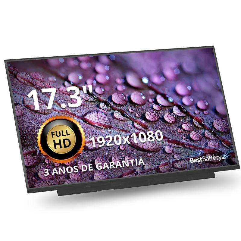 Tela 17.3" B173HAN04.7 Full HD LED Slim IPS para Notebook