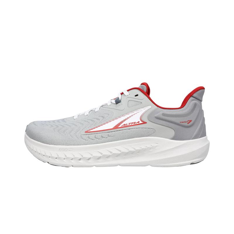 Tênis de Corrida Masculino ALTRA Torin 7 Cinza e Vermelho Tamanho 11