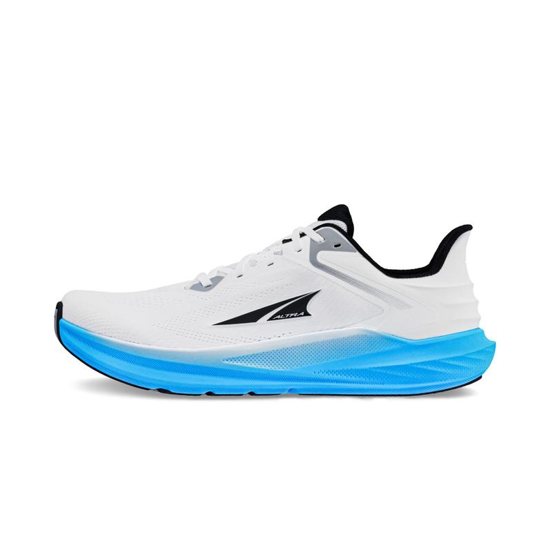 Tênis de Corrida Masculino Altra Torin 8 Branco Azul 8,5