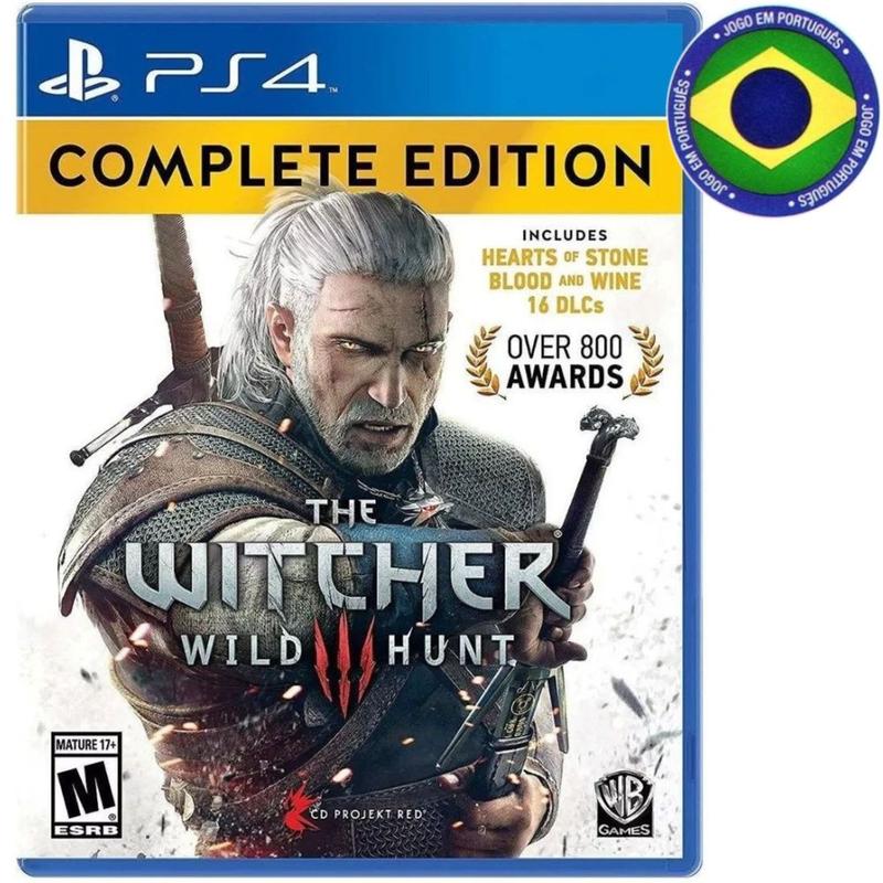 Imagem do produto The Witcher 3: Wild Hunt – Complete Edition PS4 - Físico em Magazine Luiza
