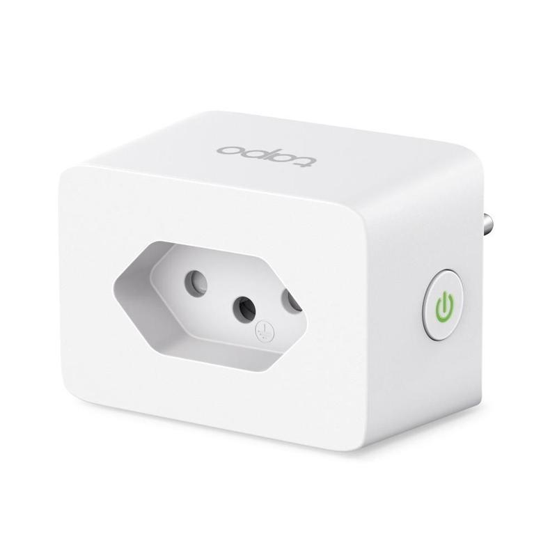 TP-Link Tapo P110 Tomada Inteligente Wi-Fi 2,4 GHz Smart Plug, Bivolt, 10 A /2400 W, Monitoramento de Energia, Proteção contra Sobrecarga, Controle Remoto, Alexa, Google Home e SmartThings, Sem Hub