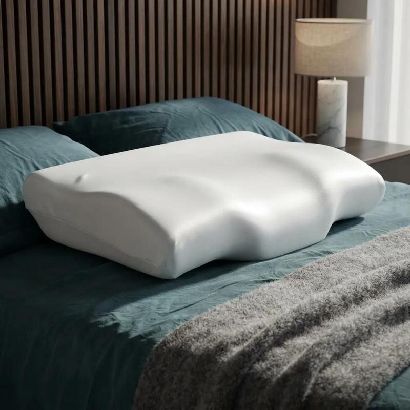 Travesseiro Cervical Ortopédico Anatômico Nasa Viscoelástico Antiácaro Apoio Ergonômico para Pescoço