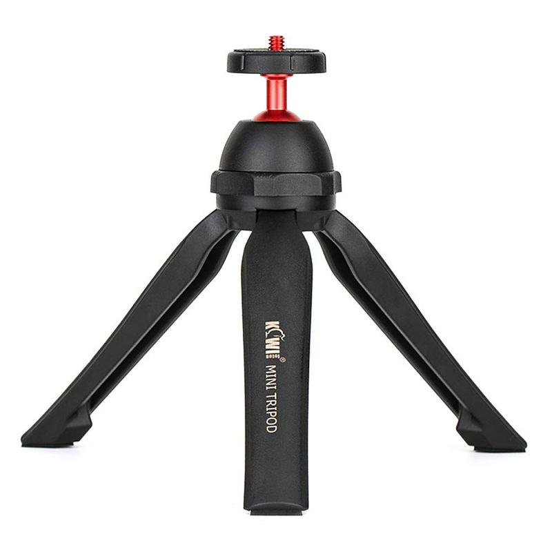 Tripé de mesa KIWIFOTOS Mini com cabeça esférica de 360 para celular com câmera
