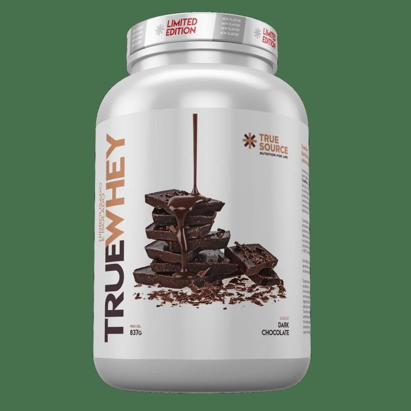 True Source Whey Hidrolisado e Isolado Dark Chocolate 837g