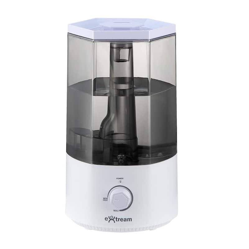 Umidificador de Ar Ultrassônico 2.5L Aura Extream Good Breathing - Silencioso e Compacto Bivolt - Preto Fumê