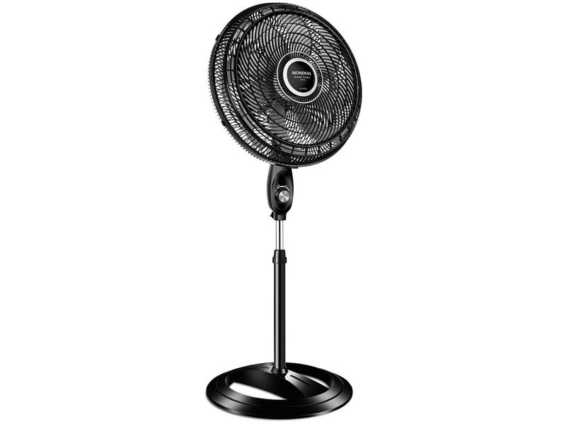 MONDIAL Ventilador Coluna 50cm Super Turbo 8 Pás, Preto/Prata, 150W, 220V - VTX-50C-8P