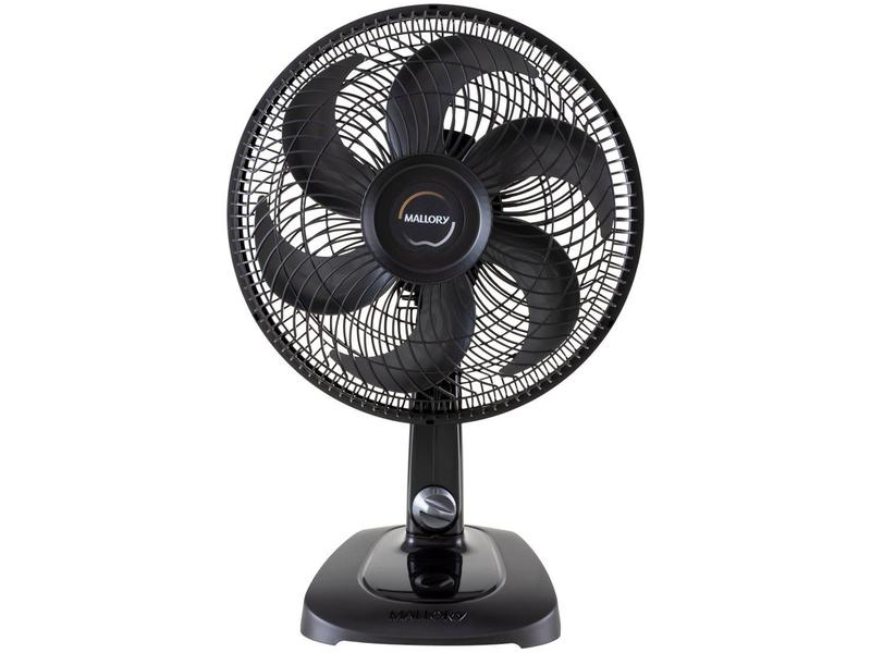 Ventilador De Mesa Eco Ts 30cm Mallory 110v Ou 110V Grafite Turbo Compact