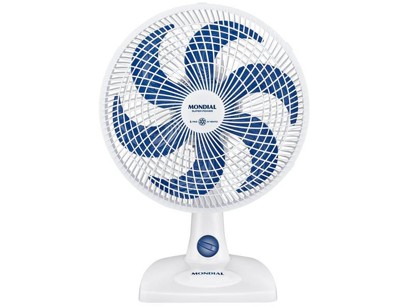 MONDIAL Ventilador de Mesa 220V, 30cm, 6 pás, Super Power - VSP-30-W