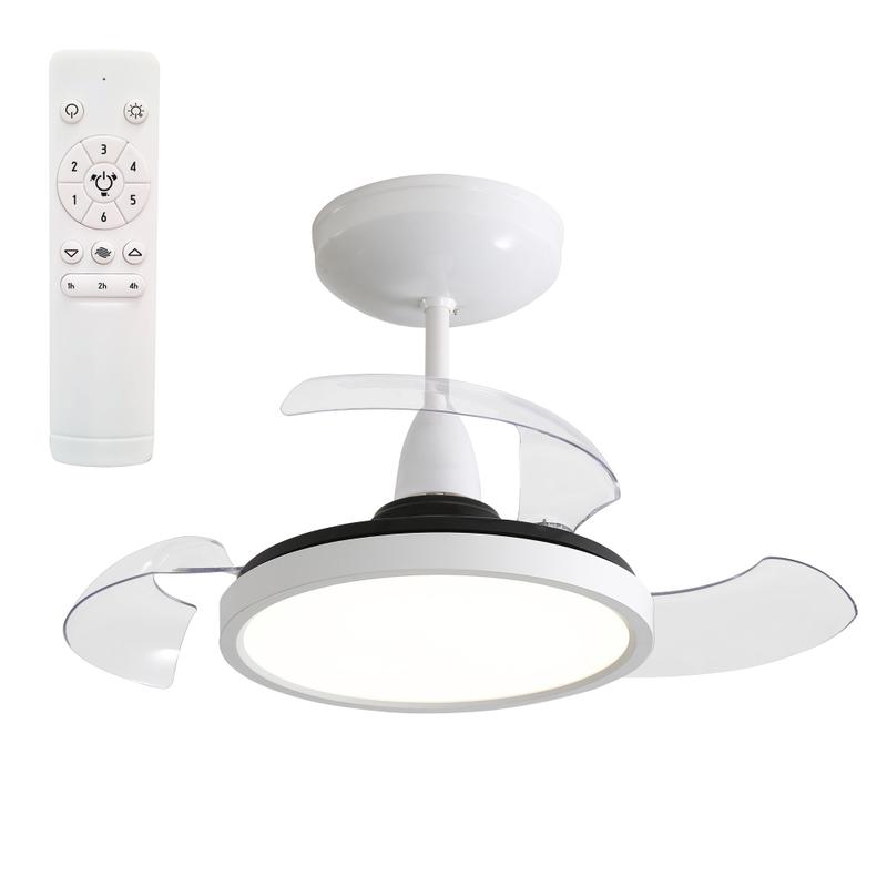 Ventilador De Teto Aliseu Retrátil Mid Branco Diâmetro 70 Cm Quantidade De Pás 3 bivolt