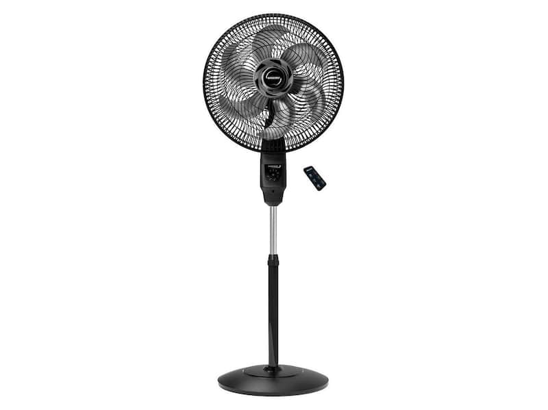 Ventilador Mallory Coluna Chronos Preto - Grafite 40cm Diâmetro 40 Cm Material Das Pás Plástico Quantidade De Pás 6 110v
