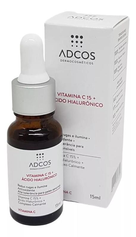 Vitamina C 15 + Ácido Hialurônico 15ml Adcos