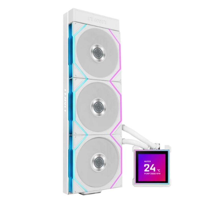 Water Cooler Lian Li Hydroshift II LCD-S 360TL Branco GHS2LCDS36TFW