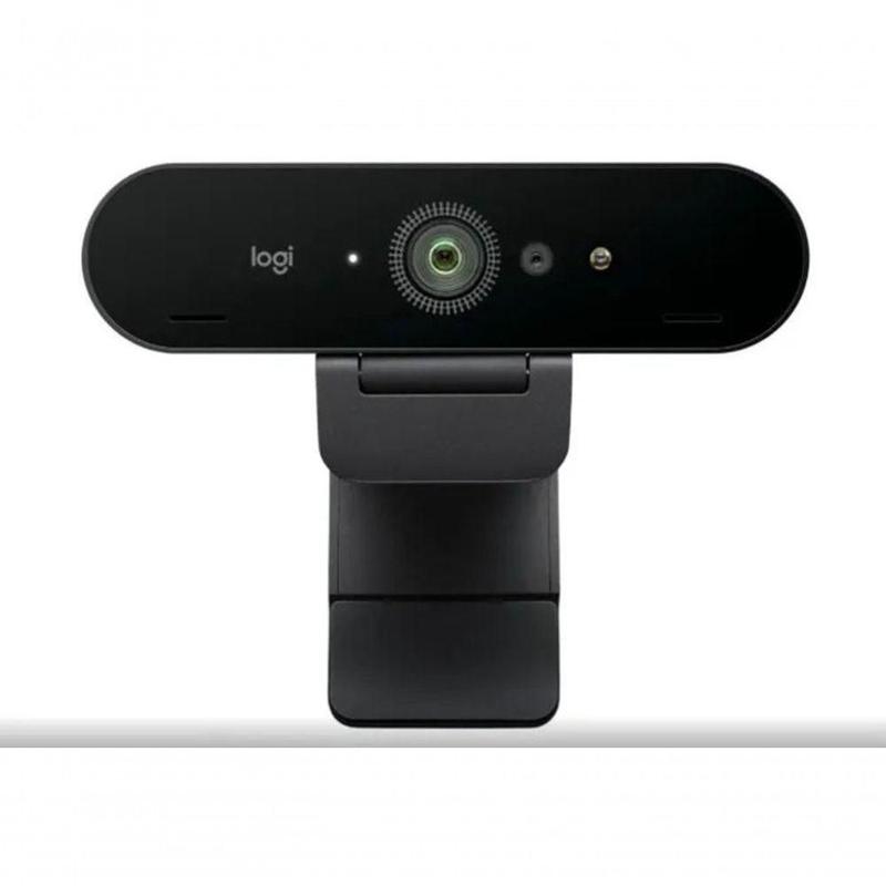 Webcam Logitech Brio 4K Pro Resolução Ultra HD 4K Microfones Duplos Preto 960-001723