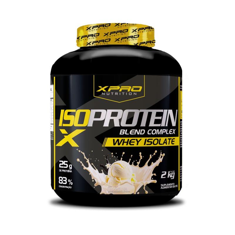Whey Protein Iso Blend Complex 2kg Baunilha Zero Açúcar - XPro Nutrition
