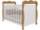Imagem de Berço Mini Cama Branco e Amêndoa Moveis Peroba Ninho
