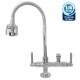 2142 C80 Torneira Gourmet Cromada Para Bancada Pia Cozinha Para Filtro 1/4 ou Purificador 1/2 Com Tubo Flexível Giratório Chuveirinho