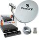 Antena Parabólica Digital Century kit Completo Com Mídia Box B7
