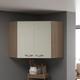 Armário Aéreo Modulado De Canto Fidelitá Paris 75 Cm 2 Portas Nogal/Salinas