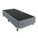 Base Cama Box Solteiro 88X188X30 Cinza