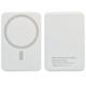 Bateria Portátil Power Bank Mag safe Compatível Para iPhone 11 12 13 14 E 15 - Branco
