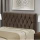 Cabeceira de Cama Box Queen 160 cm Capitone Istambul Dobuê - Marrom