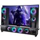 Caixa de som Soundbar e Subwoofer para PC e Notebook Multimídia smart 12W Usb P2 com Led