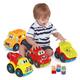 Caminhão Carrinho Geometrix Mundo Mágico Encaixar Blocos Bebê Didático