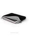 Case Neoprene Para Notebook Até 15,6 Polegadas Preto E Cinza Bo400